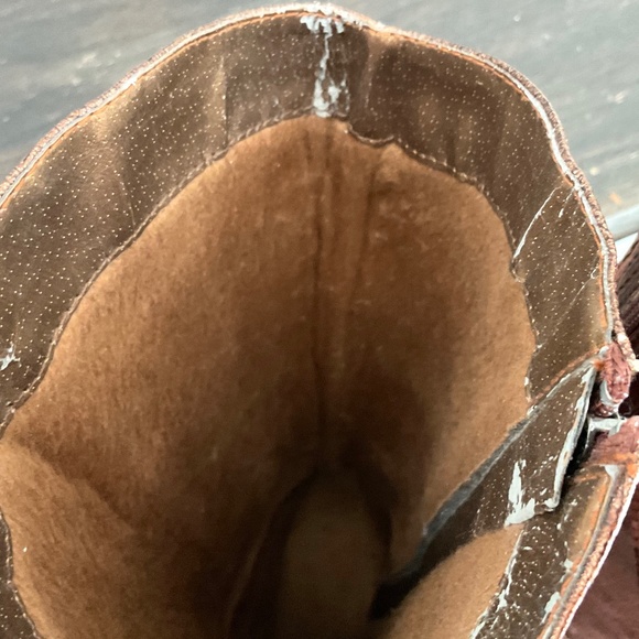 Brown /Cognac John Fashion Sequined Embroidered Pointed Toe Cowboy Boots Sz - Picture 15 of 16